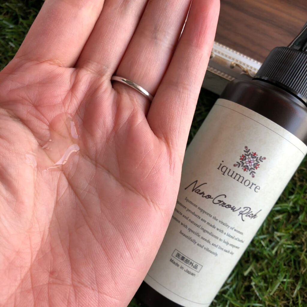 ナノグロウリッチ/iqumore/頭皮ローションを使ったクチコミ（3枚目）