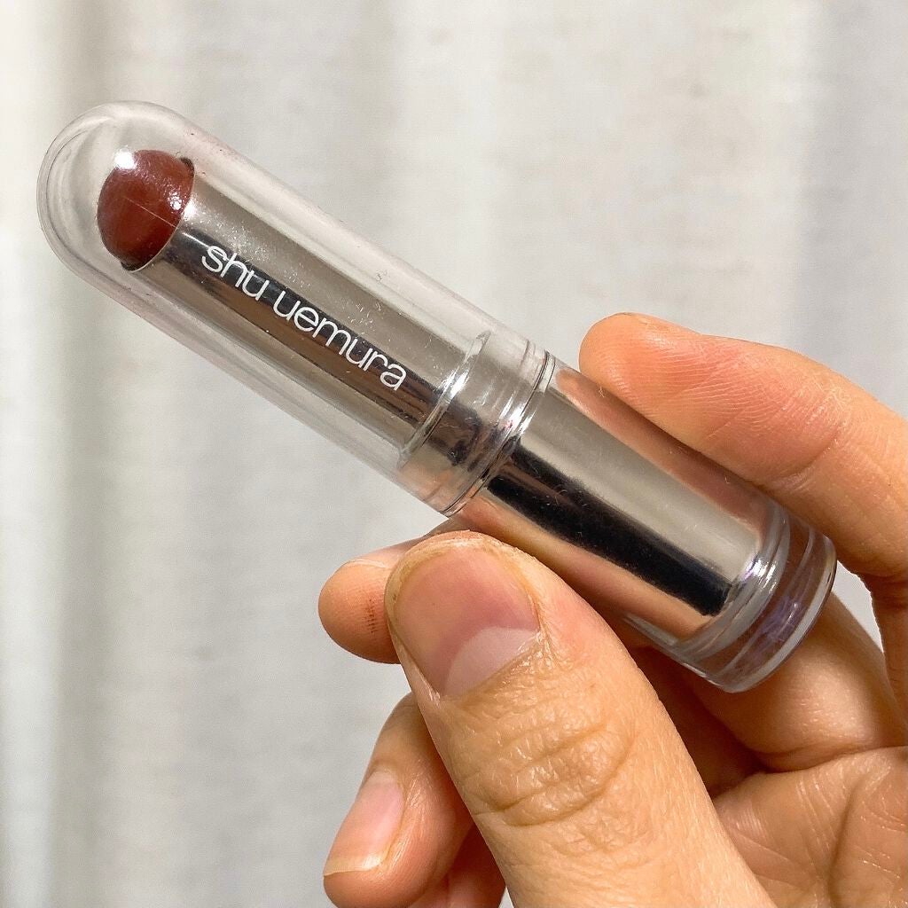 ルージュ アンリミテッド ラッカーシャイン/shu uemura/口紅を使ったクチコミ(7枚目)