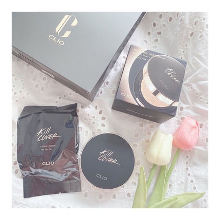 キル カバー フィクサー クッション/CLIO/クッションファンデーションを使ったクチコミ(7枚目)
