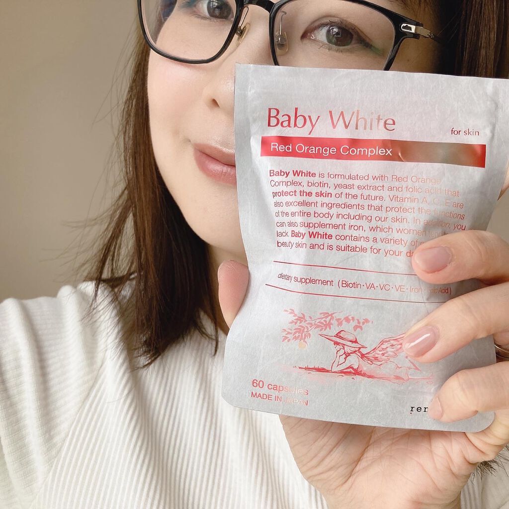 Baby White 60粒/renaTerra/美容サプリメントを使ったクチコミ（2枚目）
