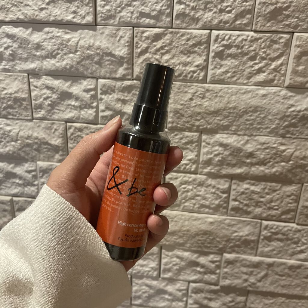ハイコンセントレイト VC ミスト/＆be/ミスト状化粧水を使ったクチコミ（1枚目）