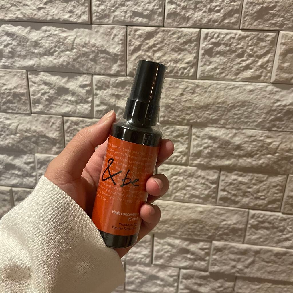 ハイコンセントレイト VC ミスト/&be/ミスト状化粧水を使ったクチコミ(1枚目)