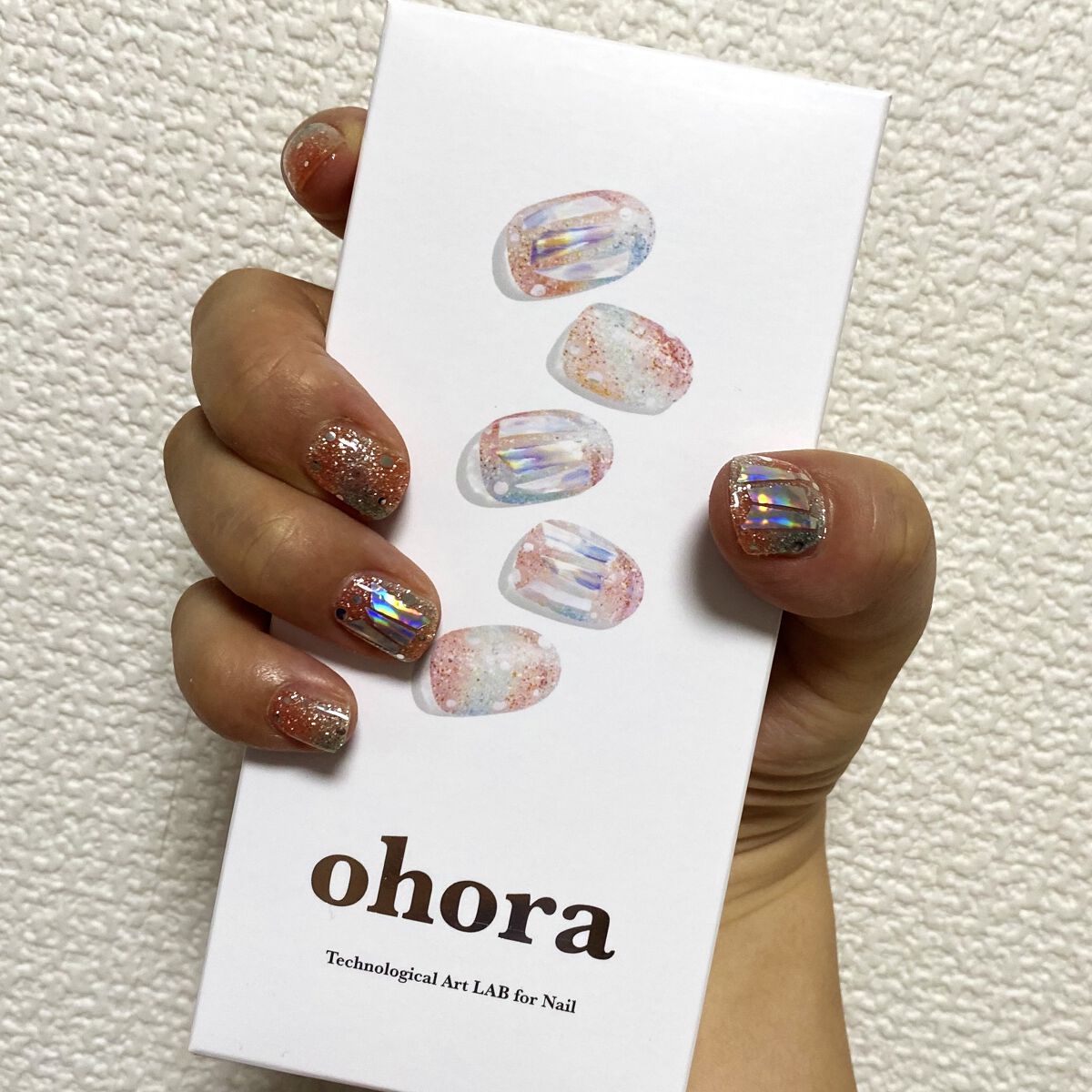 セミキュアジェルネイル（ハンド） ND-097 N  Newtro no.1/ohora/ネイルシールを使ったクチコミ（3枚目）