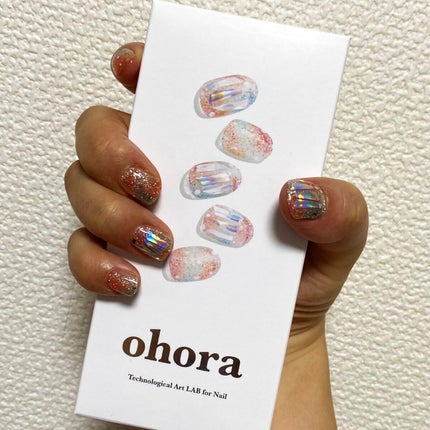 セミキュアジェルネイル(ハンド) ND-097 N Newtro no.1/ohora/ネイルシールを使ったクチコミ(3枚目)