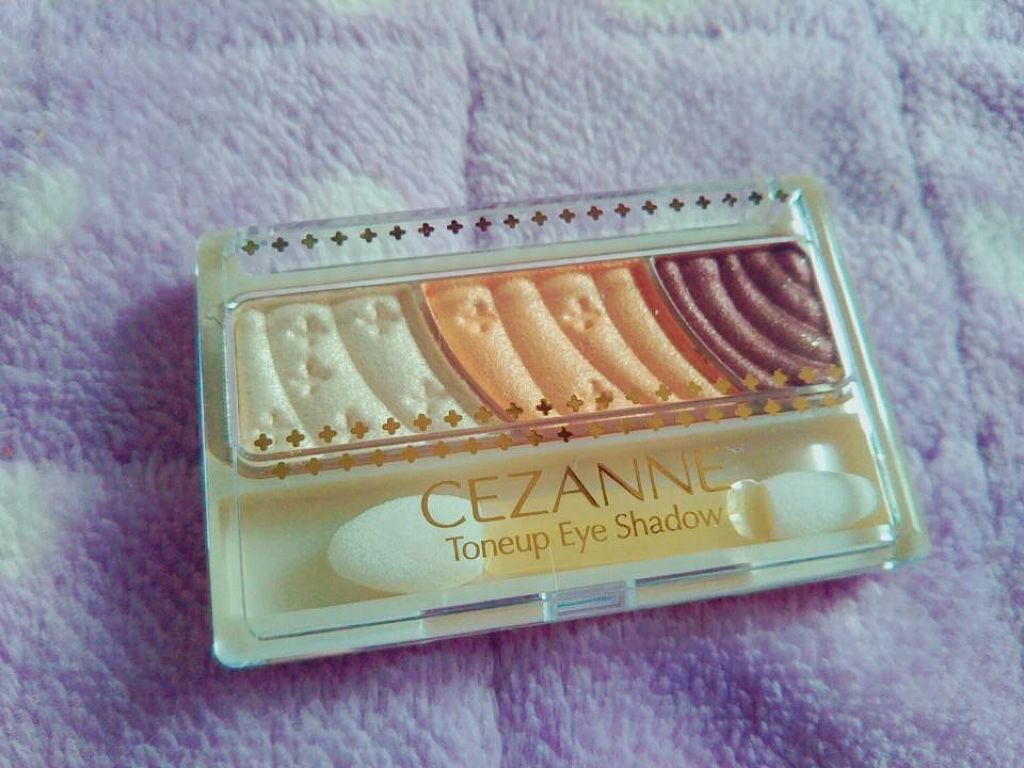 トーンアップアイシャドウ/CEZANNE/アイシャドウパレットを使ったクチコミ(1枚目)