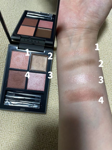 ディメンショナルビジョンアイパレット/THREE/アイシャドウパレットを使ったクチコミ(2枚目)