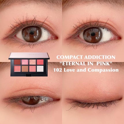 コンパクトアディクション “エターナル イン ピンク”/ADDICTION/アイシャドウパレットを使ったクチコミ(1枚目)