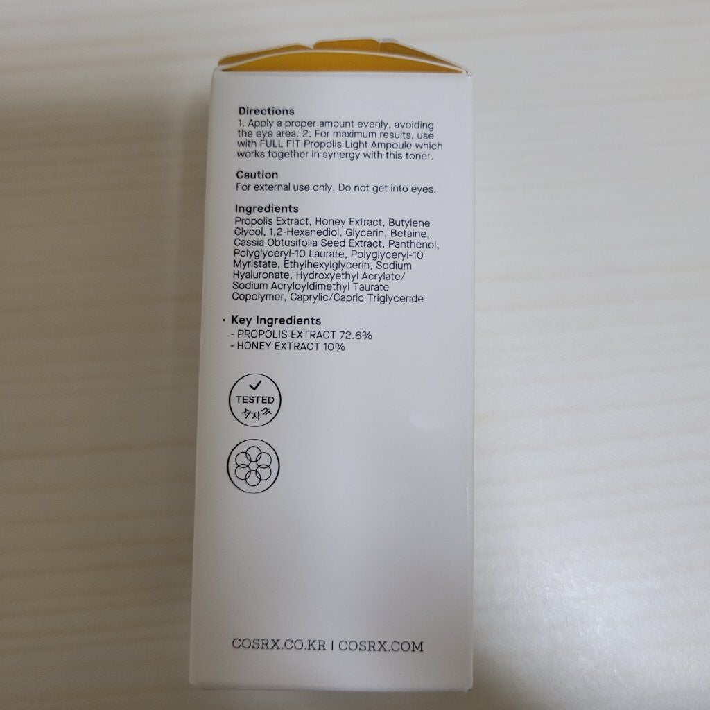 フルフィットプロポリスシナジートナー/COSRX/化粧水を使ったクチコミ(5枚目)