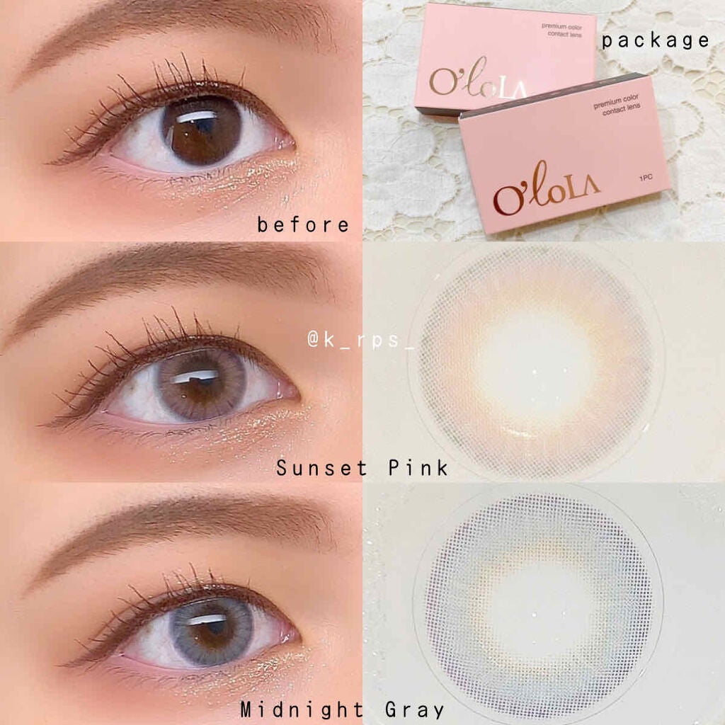 ブロー(Blow)/OLOLA/カラーコンタクトレンズを使ったクチコミ(4枚目)
