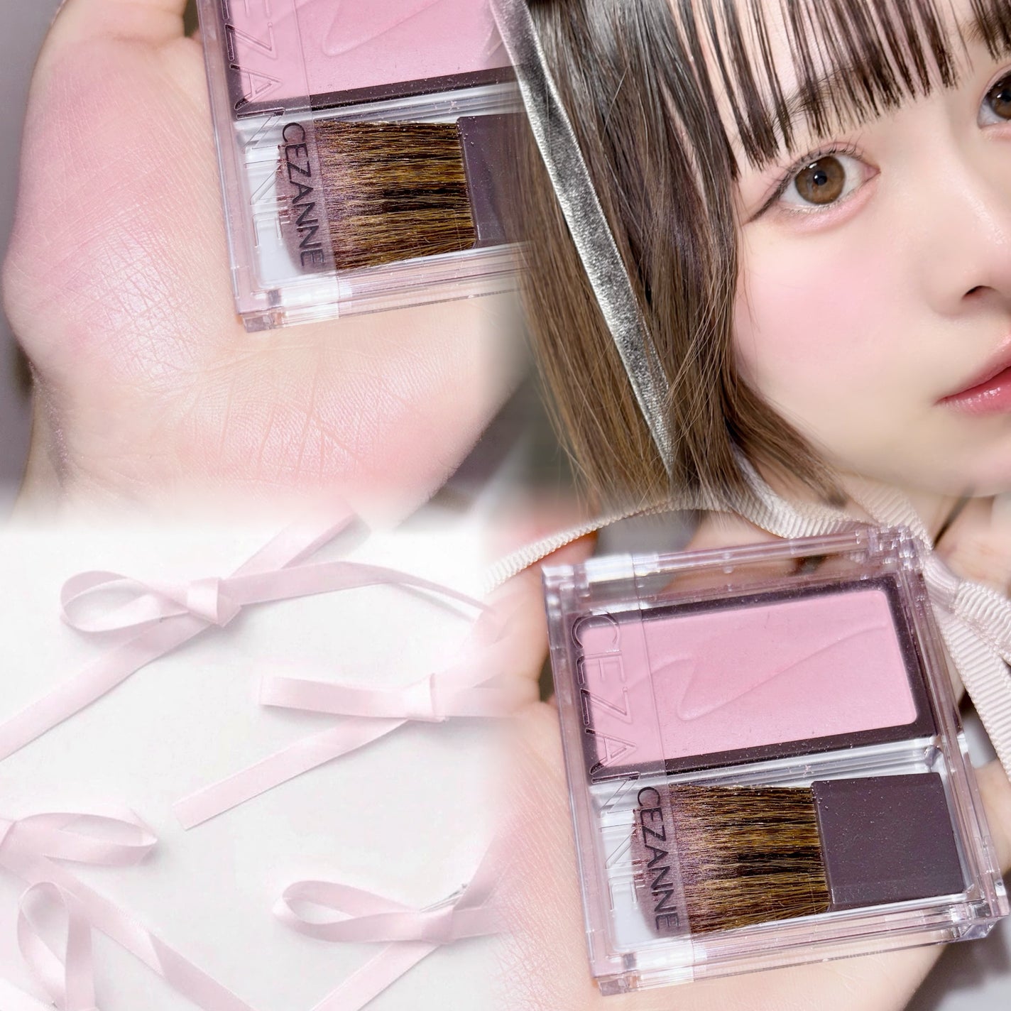 チークブラッシュ/CEZANNE/パウダーチークを使ったクチコミ(4枚目)