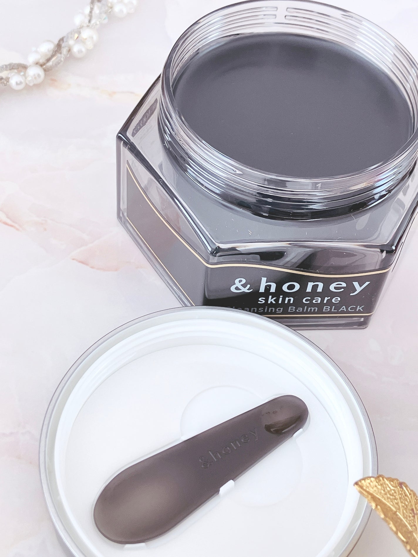 アンドハニー クレンジングバーム ブラック/&honey/クレンジングバームを使ったクチコミ(2枚目)