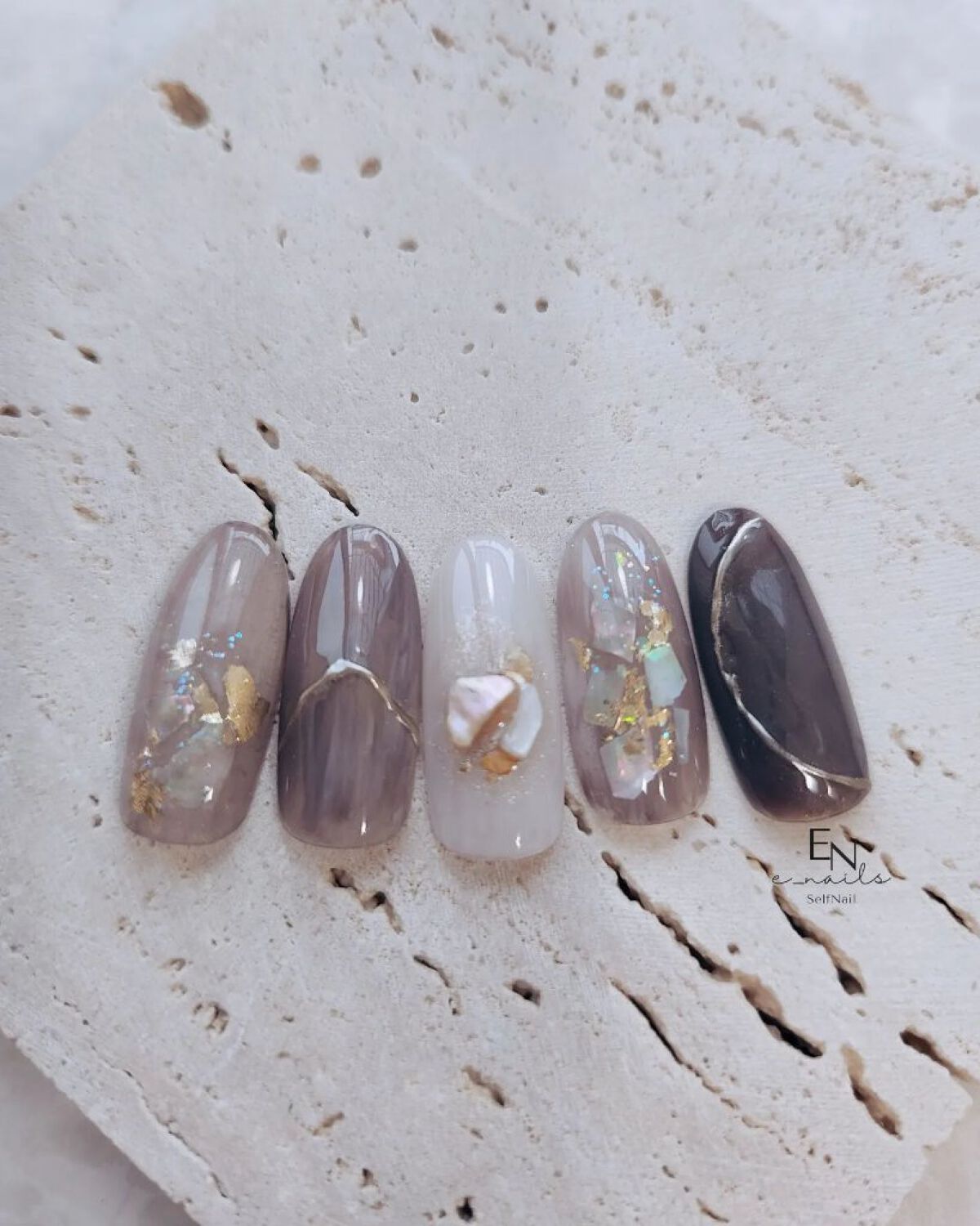 BRG ジェルネイル/DAISO/ジェルネイルを使ったクチコミ（1枚目）