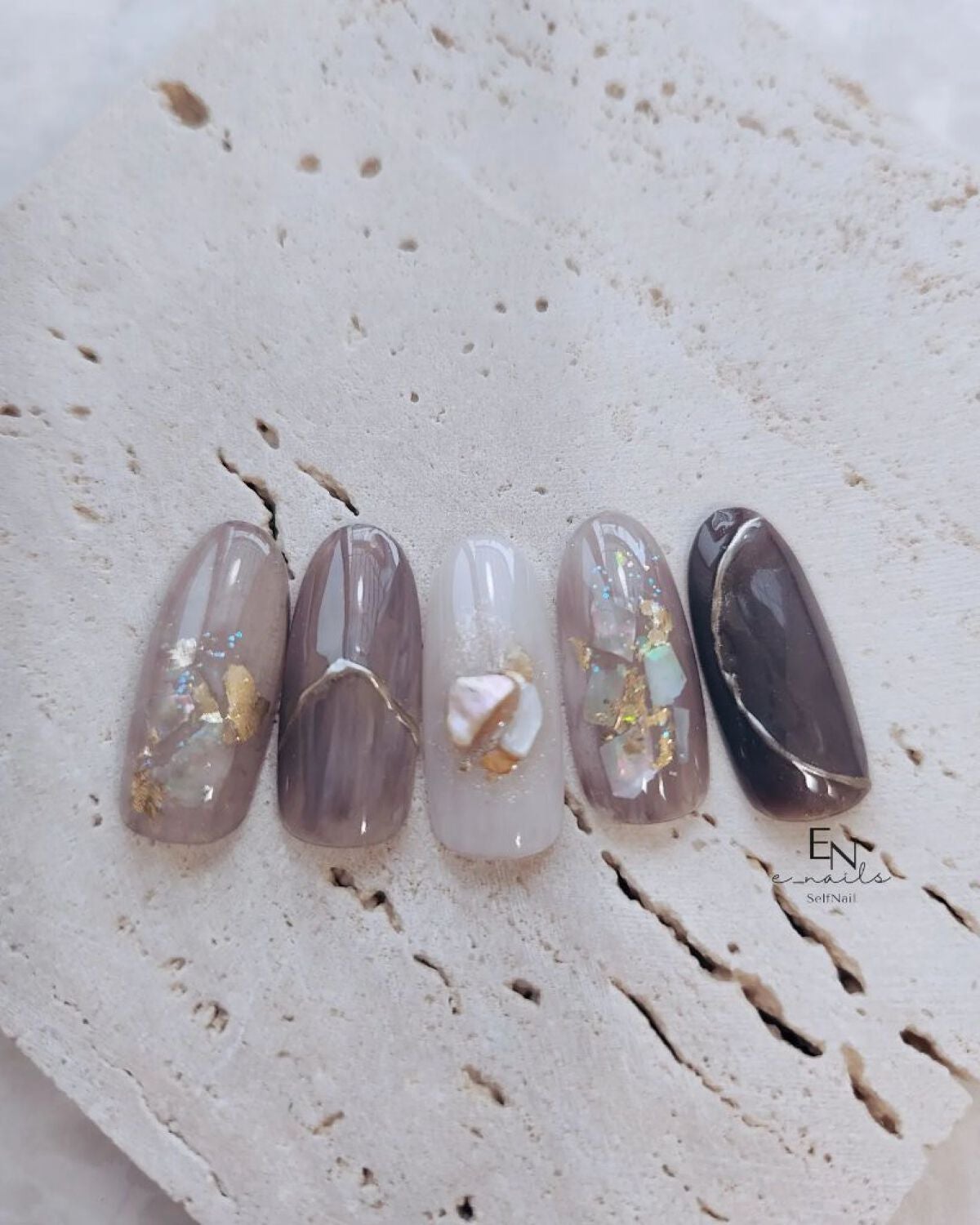 BRG ジェルネイル/DAISO/ジェルネイルを使ったクチコミ(1枚目)