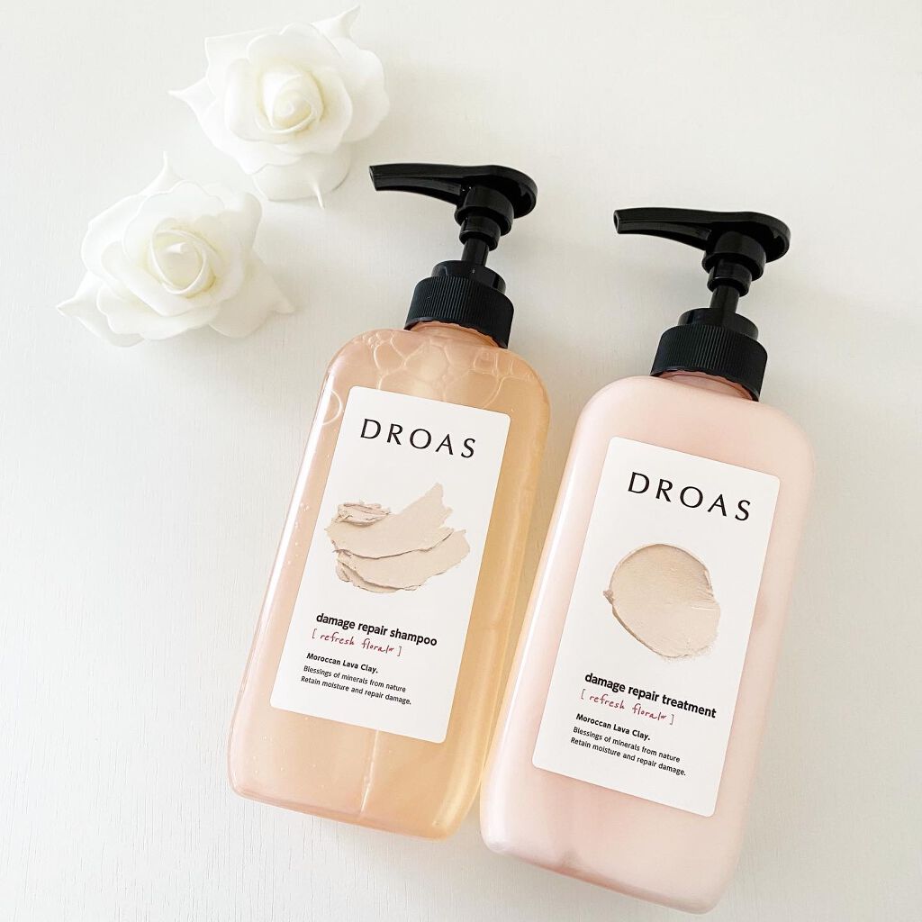 ダメージリペアシャンプー／トリートメント/DROAS/市販シャンプーを使ったクチコミ（1枚目）