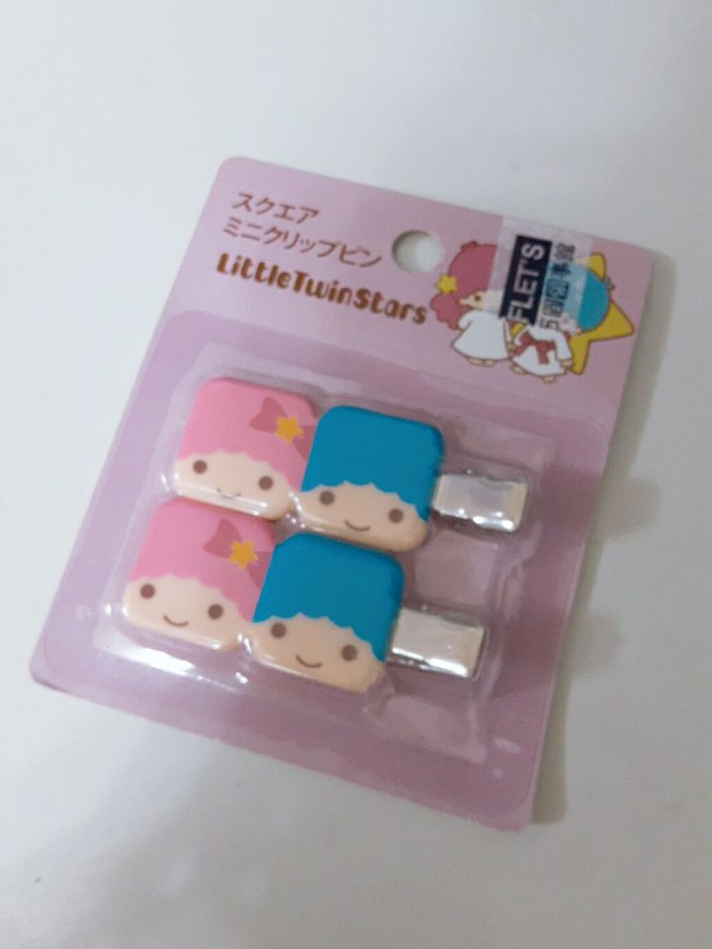 スクエアミニクリップピン/キャンドゥ/ヘアアクセサリーを使ったクチコミ(2枚目)