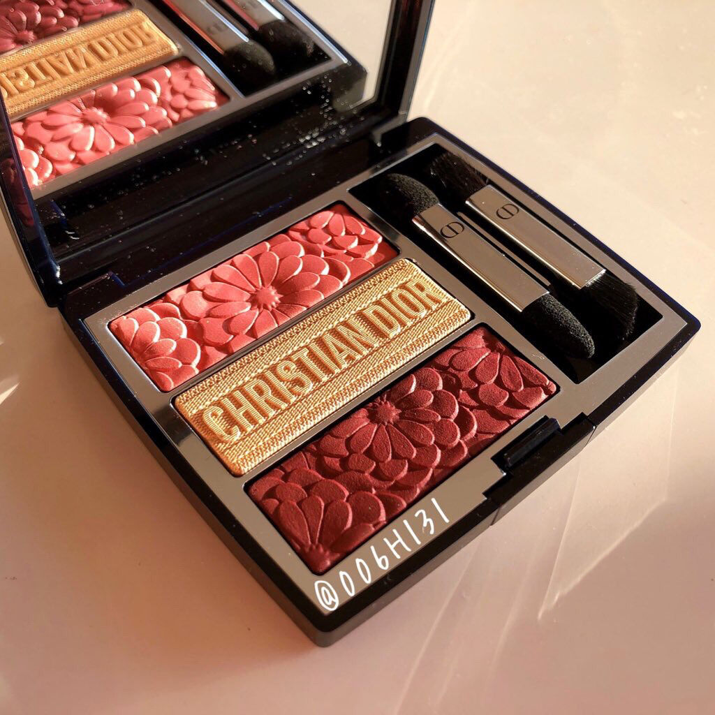 トリオ ブリック パレット＜ピュア グロウ＞/Dior/アイシャドウパレットを使ったクチコミ（2枚目）