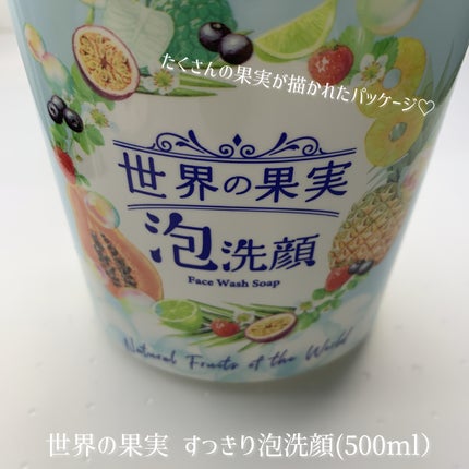 世界の果実 すっきり泡洗顔/世界の果実/泡洗顔を使ったクチコミ(2枚目)