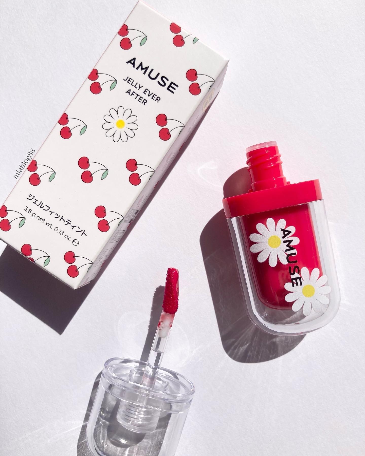 ジェルフィットティント/AMUSE/リップティントを使ったクチコミ（2枚目）