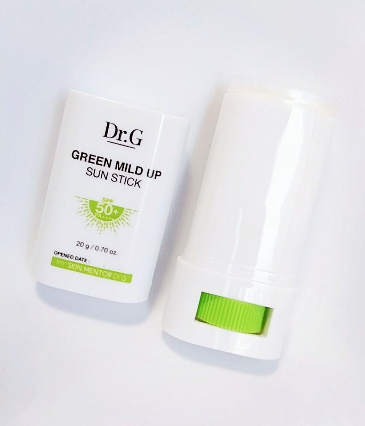 グリーンマイルドサンスティック SPF50+ PA++++/Dr.G/日焼け止めスティックを使ったクチコミ(2枚目)