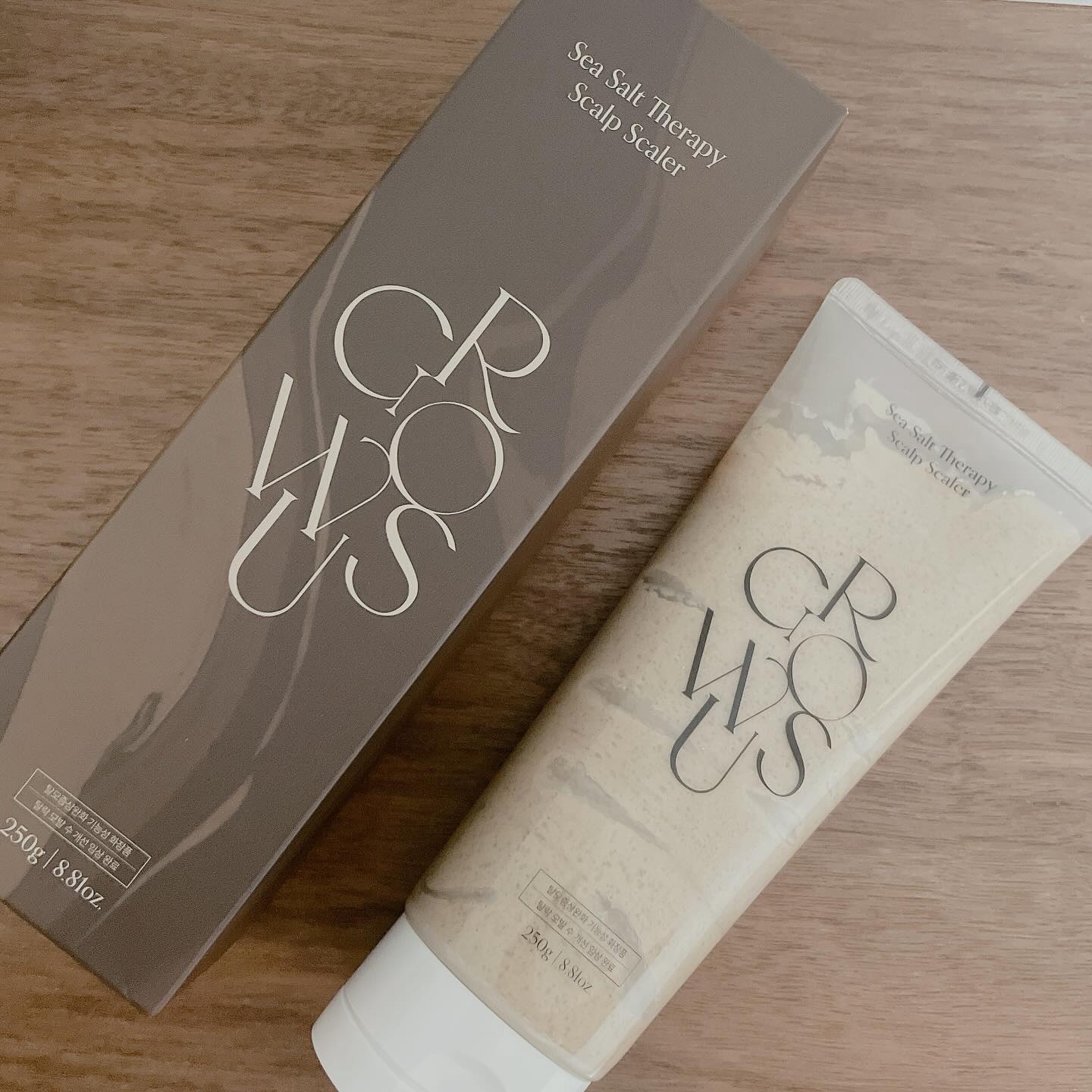 シーソルトセラピースカルプスケーラー/GROWUS/ヘッドスクラブを使ったクチコミ（1枚目）