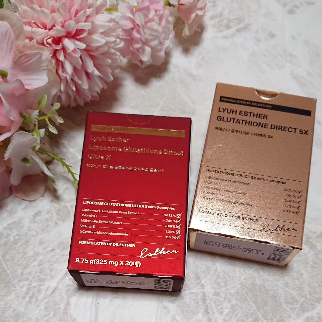 ヨエスターグルタチオンダイレクト５X/ESTHER FORMULA/美容サプリメントを使ったクチコミ（1枚目）