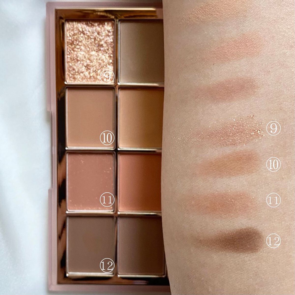 ソフトブラーリングアイパレット/wakemake/アイシャドウパレットを使ったクチコミ(7枚目)