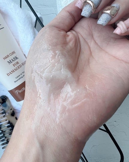 HAIR CURE MASK/CULRY SHYLL/アウトバストリートメントを使ったクチコミ(4枚目)