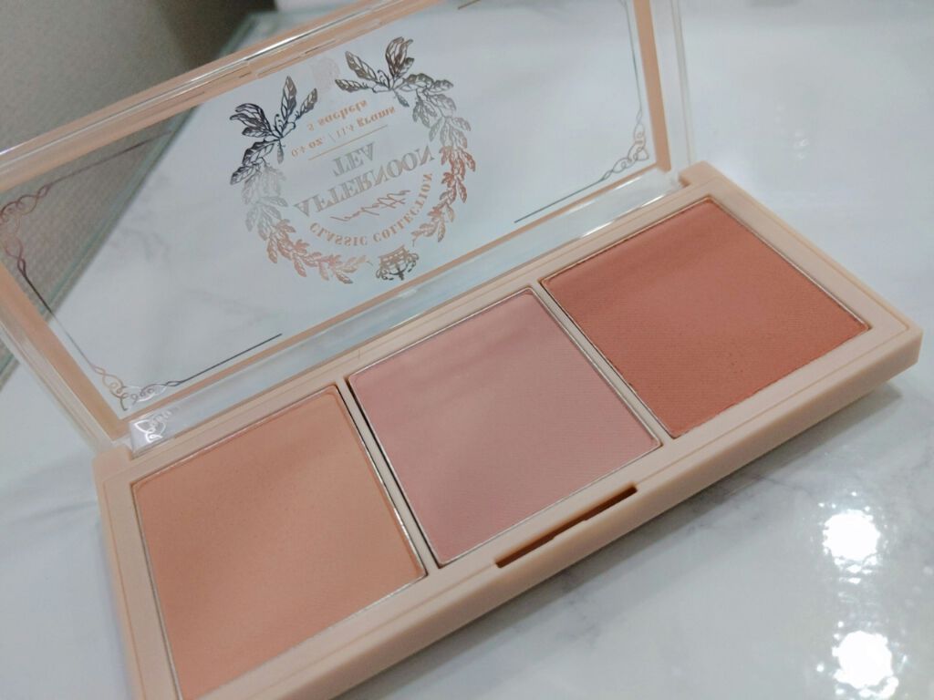 アイム アフタヌーンティー チークパレット/i’m meme/パウダーチークを使ったクチコミ（1枚目）