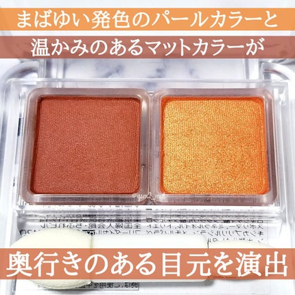 ツイン カラー アイシャドウ/ちふれ/アイシャドウパレットを使ったクチコミ(4枚目)
