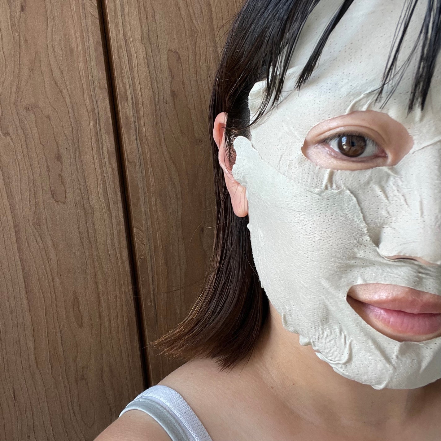 ポアタイトニンググリーンクレイマスク/COMMANINE/シートマスク・パックを使ったクチコミ(3枚目)