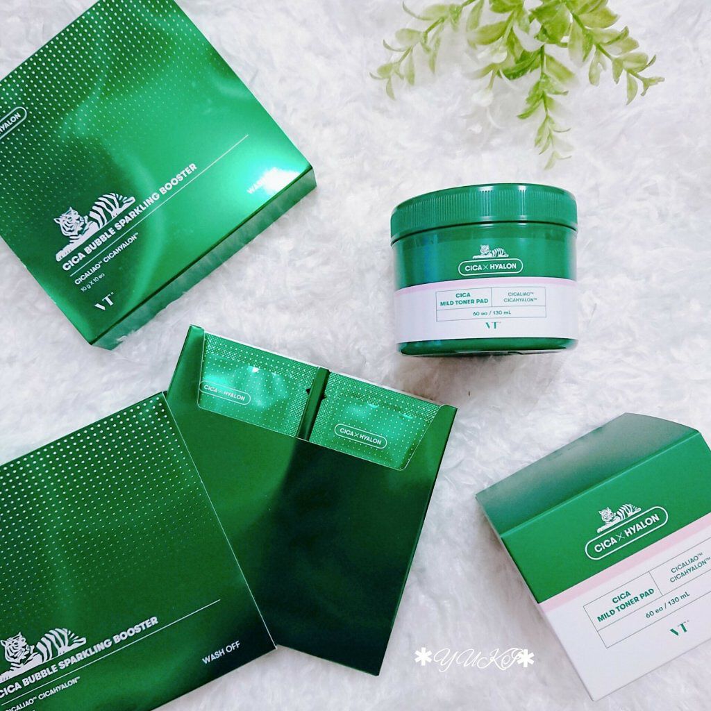 CICA バブルスパークリングブースター/VT/洗い流すパック・マスクを使ったクチコミ（1枚目）