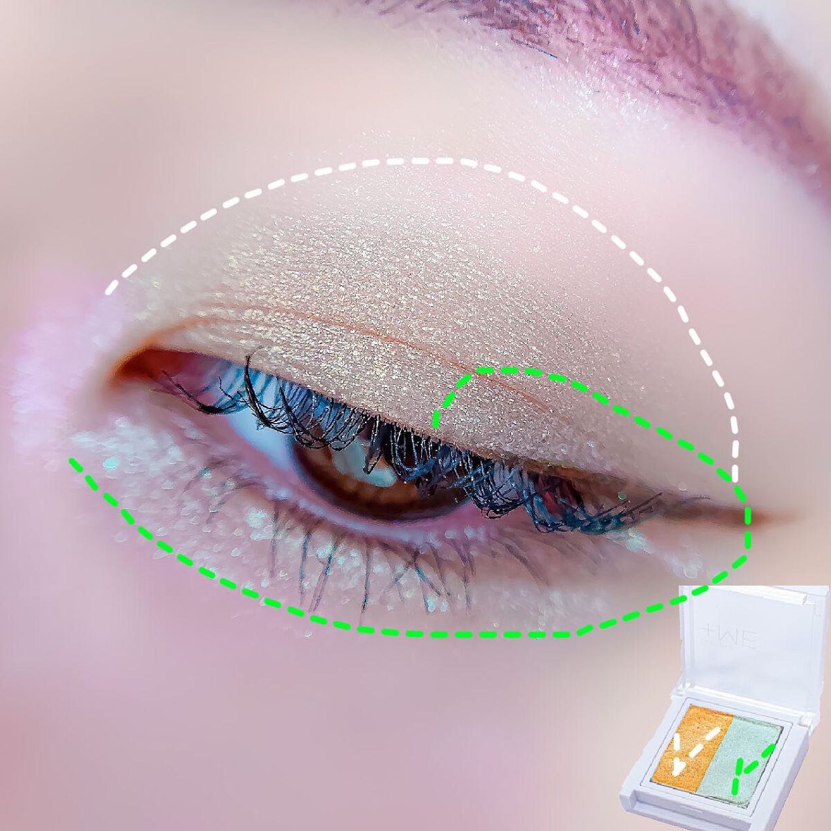 スキルレスライナー/LUMIURGLAS/リキッドアイライナーを使ったクチコミ（2枚目）