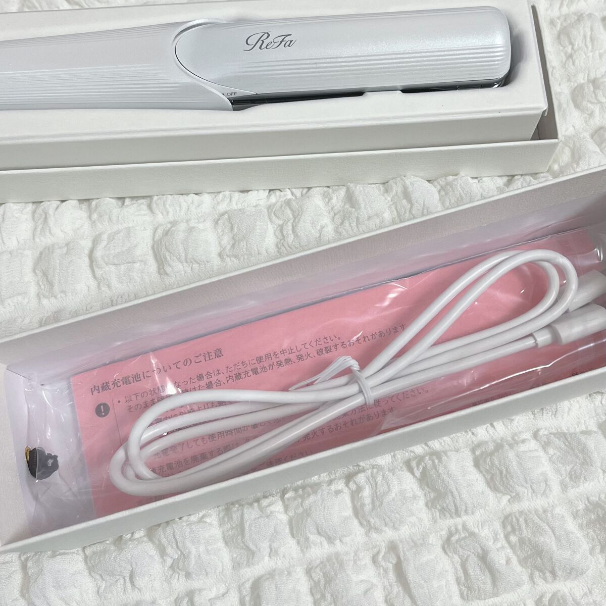 リファ ビューテック フィンガーアイロン 01 ホワイト/ReFa/ストレートアイロンを使ったクチコミ（3枚目）