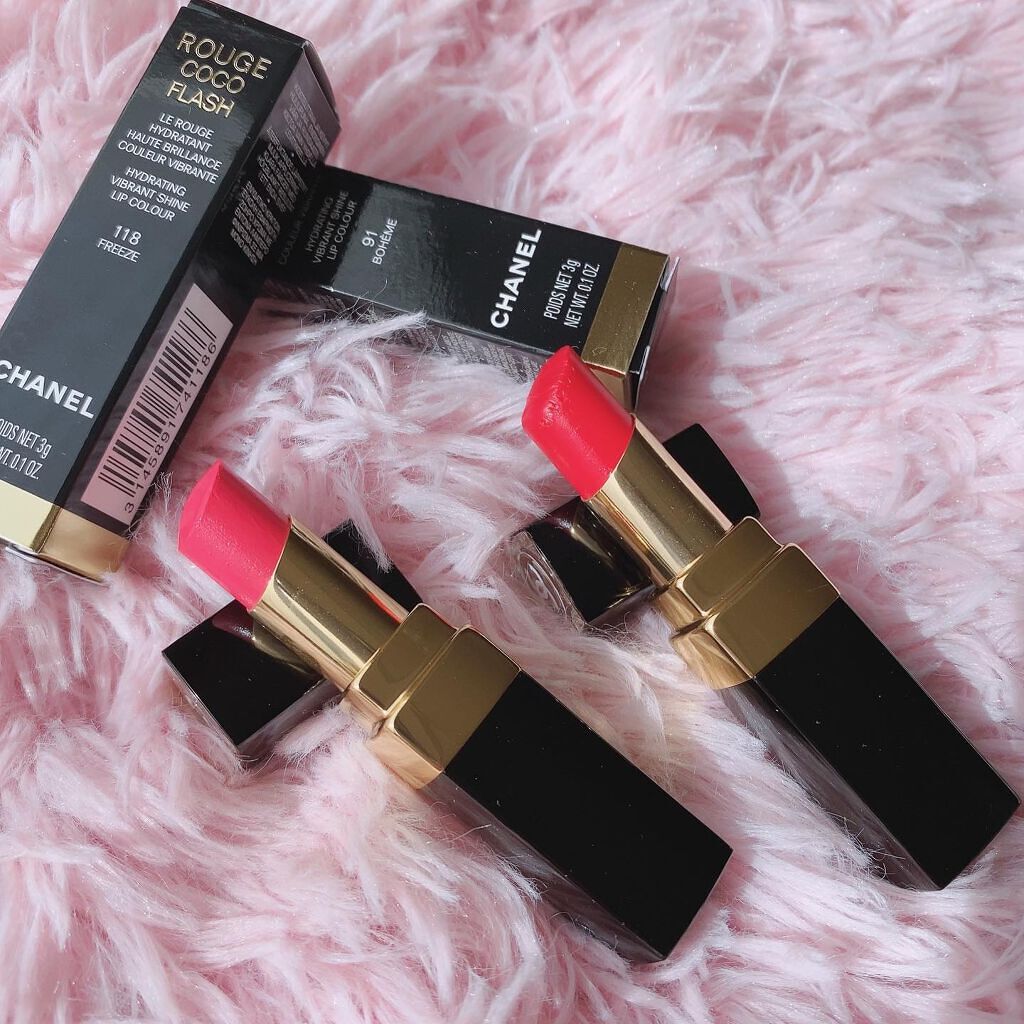 ルージュ ココ フラッシュ/CHANEL/口紅を使ったクチコミ(2枚目)