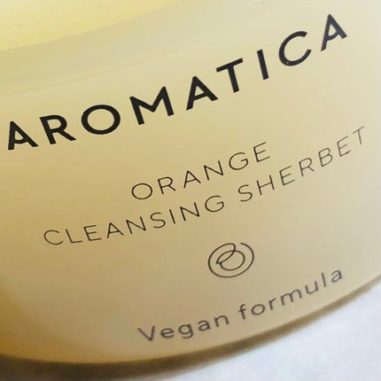 オレンジクレンジングシャーベット/AROMATICA/クレンジングバームを使ったクチコミ(5枚目)