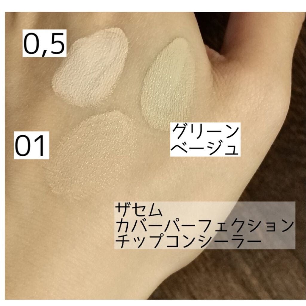 カバーパーフェクション チップコンシーラー/the SAEM/リキッドコンシーラーを使ったクチコミ(2枚目)