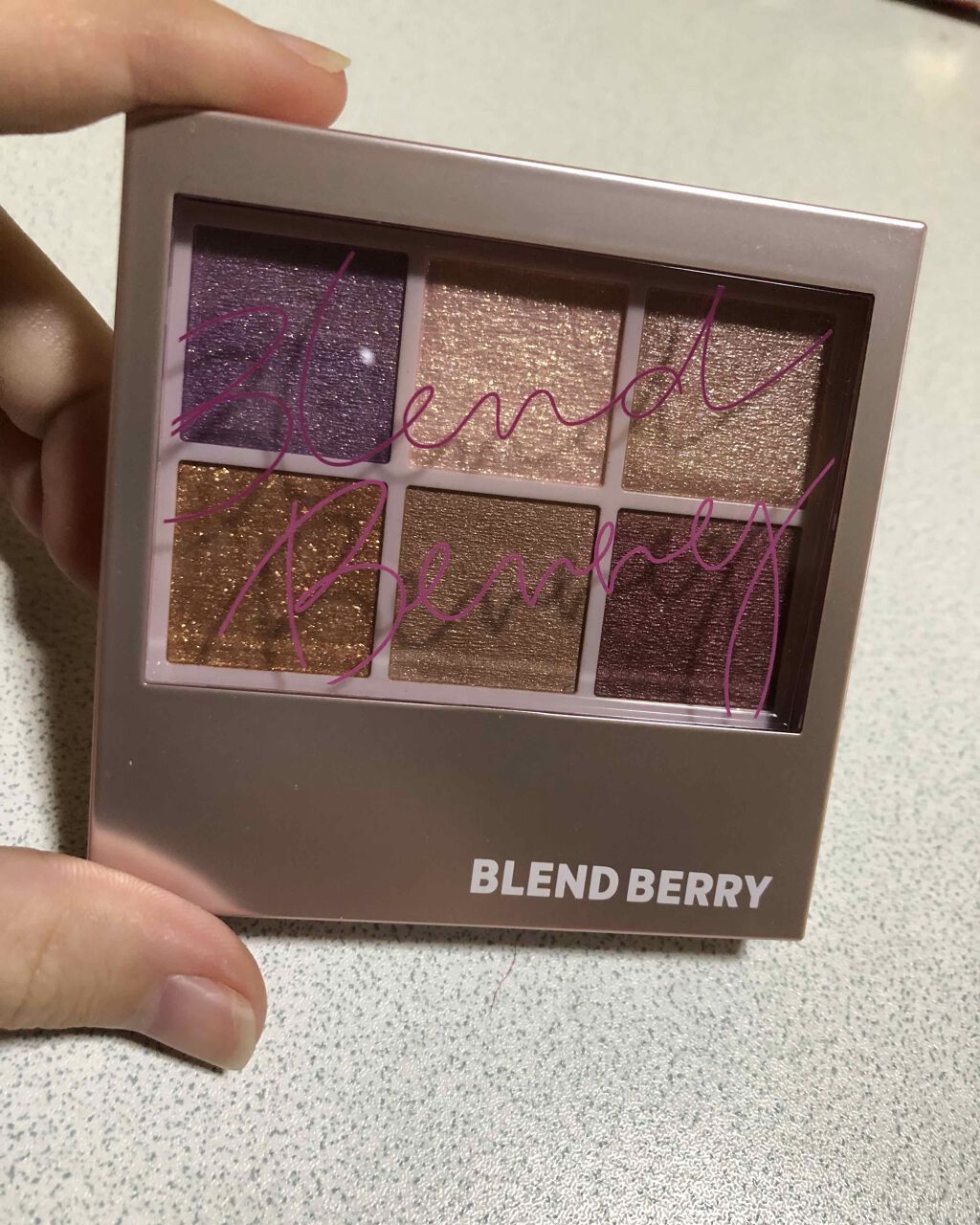 オーラクリエイション/BLEND BERRY/アイシャドウパレットを使ったクチコミ(2枚目)