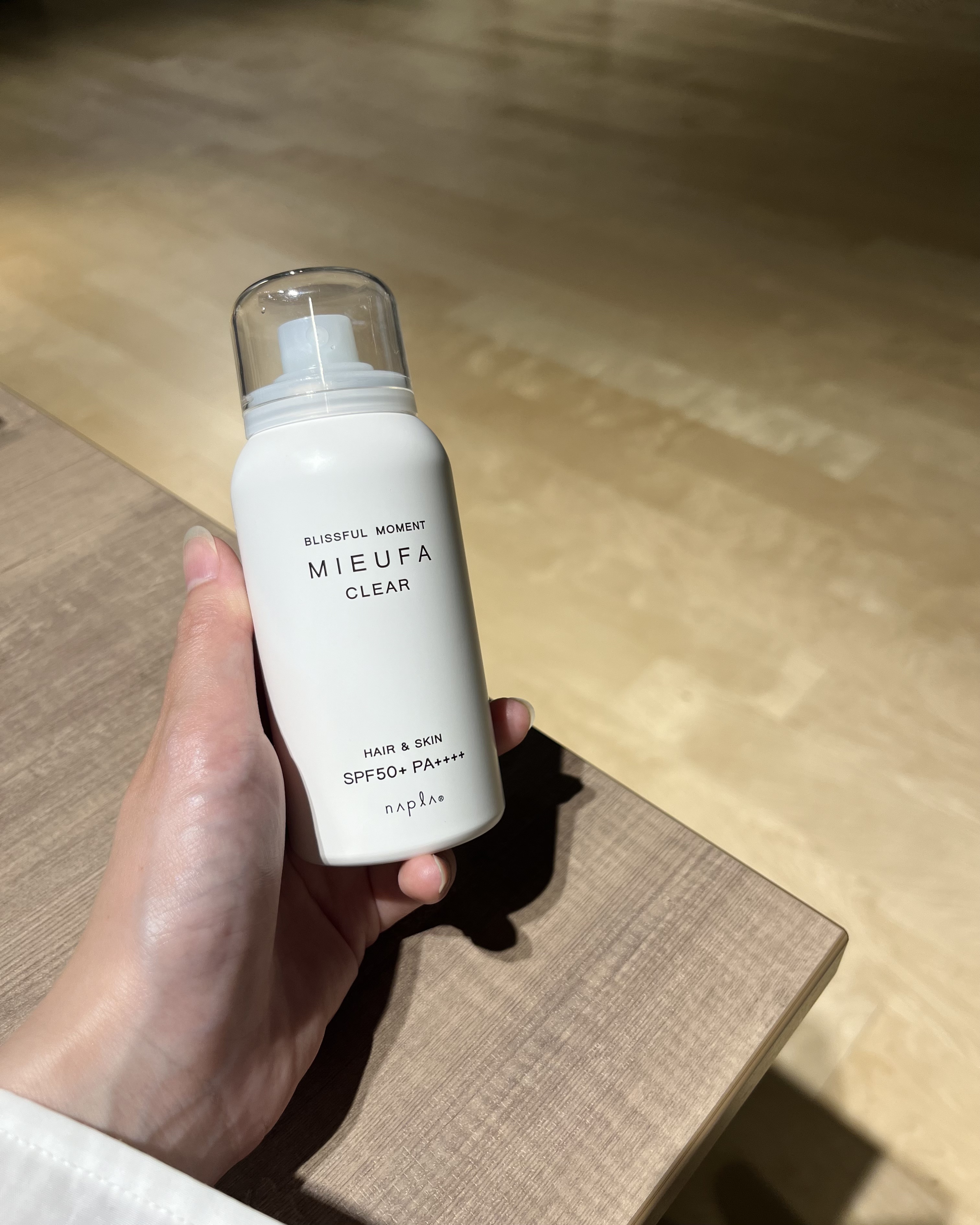 ミーファ フレグランスUVスプレー テンダーリリィ/MIEUFA/日焼け止めミスト・スプレーを使ったクチコミ（1枚目）