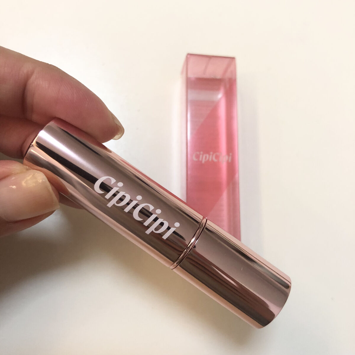 ブリュレリップティント 04 マカロンピンク/CipiCipi/リップティントを使ったクチコミ（1枚目）