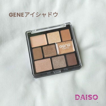 GENE TOKYO ムードアイシャドウパレット/DAISO/アイシャドウパレットを使ったクチコミ（1枚目）