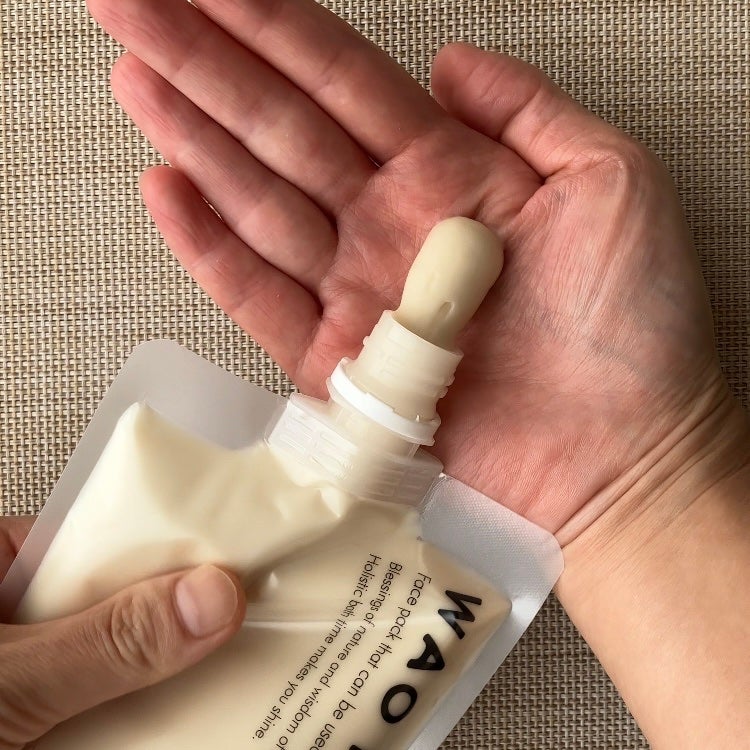 skinmarche WAOPLUS プラントベースミルクブースターマスク/ブレーンコスモス/洗い流すパック・マスクを使ったクチコミ(2枚目)