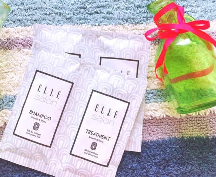 エルサロン ELLEsalon シャンプー&トリートメントのクチコミ「
エルサロン
シャンプー&トリートメント
お試しさせていただきました💡
見た目からオシャ.....」(1枚目)