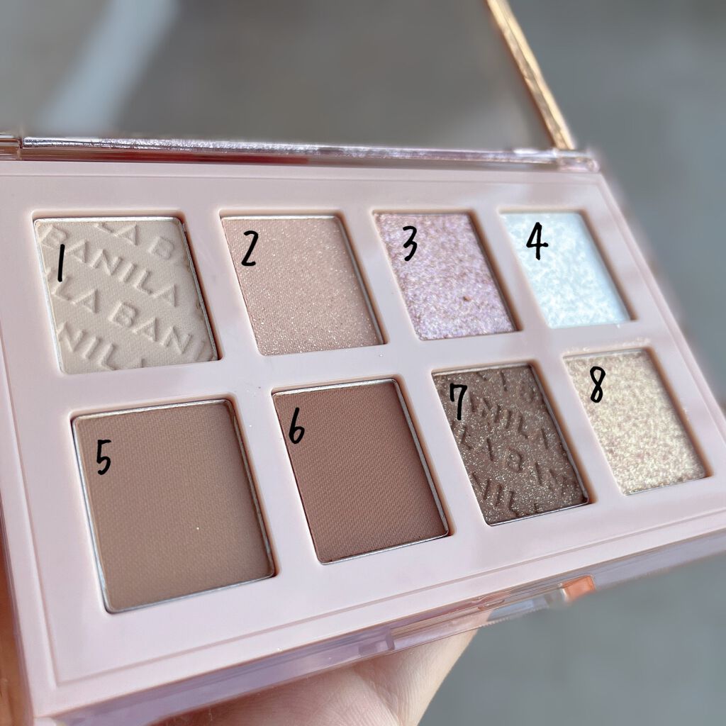 アイクラッシュマルチシャドウパレット/B. by BANILA/アイシャドウパレットを使ったクチコミ（2枚目）