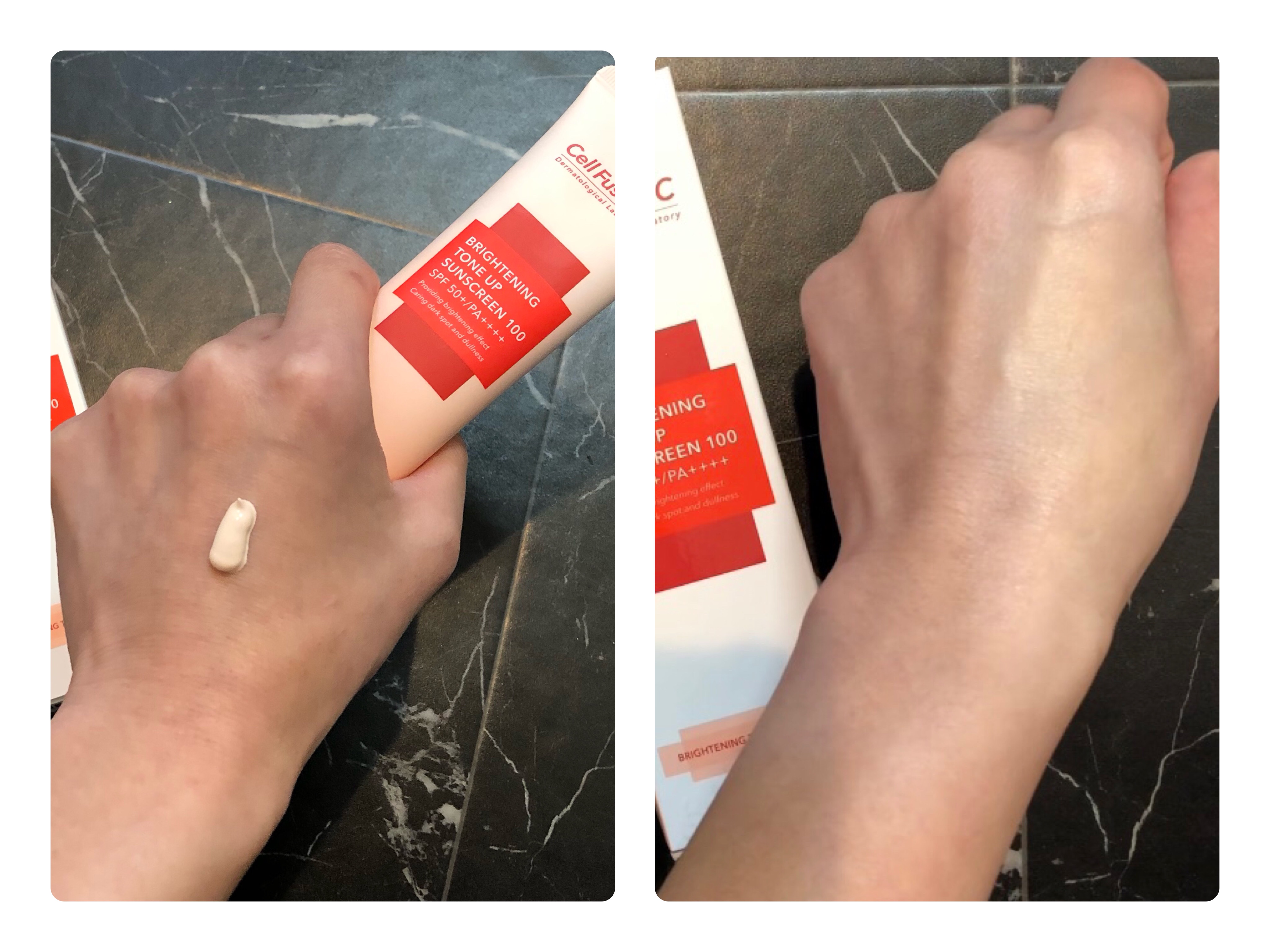 Cell Fusion C(セルフュージョンシー) BRIGHTNING TONE UP SUNSCREEN 100のクチコミ「LIPS慣れてきたꕤ*.ﾟ
フォローいいねありがとうございます🥲💗
相互フォローしてくださった.....」（3枚目）