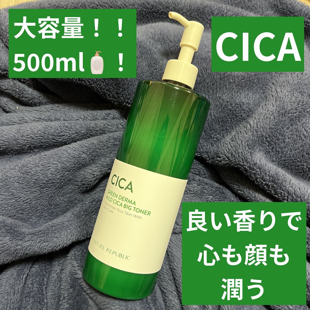 グリーン ダーマCICAビックトナー/ネイチャーリパブリック/化粧水を使ったクチコミ（1枚目）