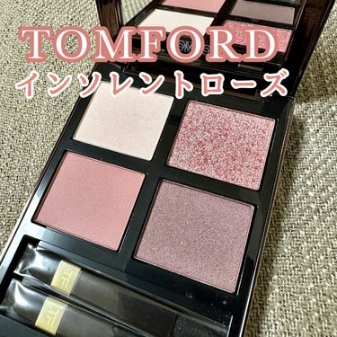 TOM FORD BEAUTY
アイ カラー クォード
030　インソレント ローズ

トムフォードのアイシャドウ、、！
一万円以上するお値段のため、
なかなか手が出せていなかったのですが、

2月に値