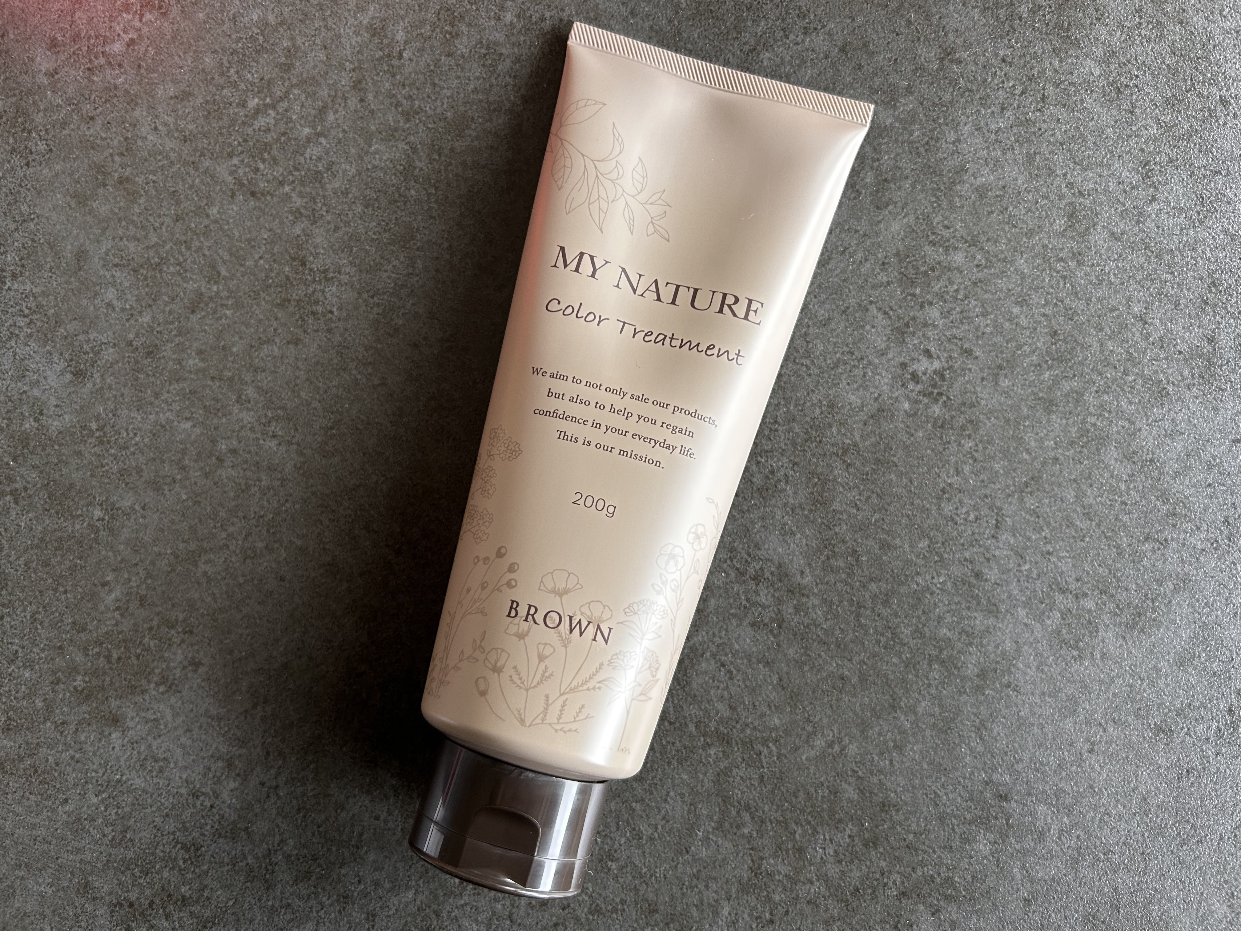 オールインワン カラートリートメント/マイナチュレ/ヘアカラーを使ったクチコミ（1枚目）