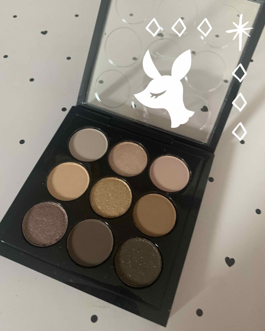 スモール アイシャドウ×9 アンバー タイムズ ナイン/M・A・C/アイシャドウパレットを使ったクチコミ（3枚目）