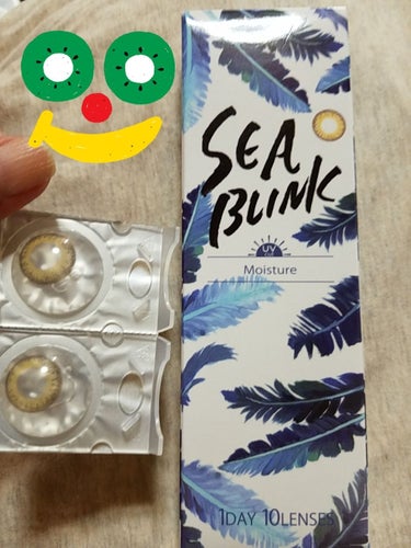 SEA BLINK 1day/SEA BLINK/ワンデー（１DAY）カラコンを使ったクチコミ（2枚目）