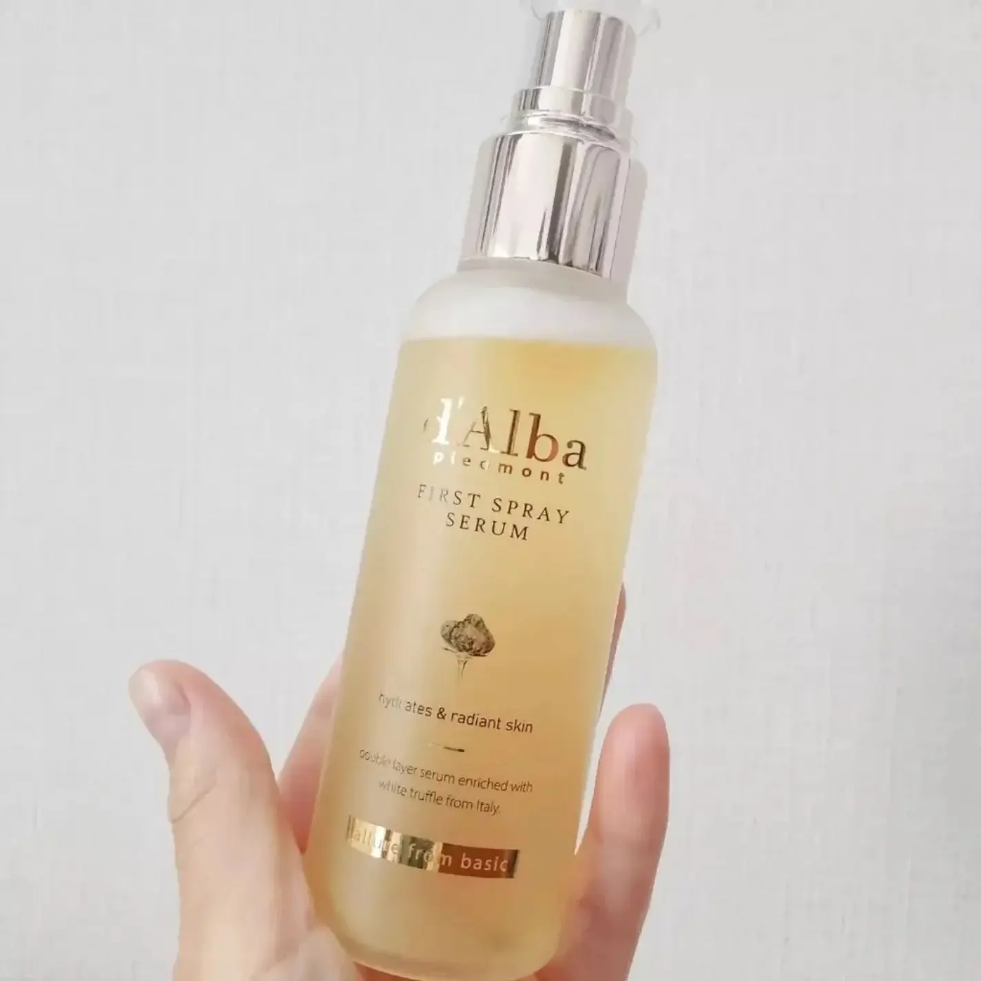 ダルバ ホワイトトリュフファーストスプレーセラム/ダルバ/ミスト状化粧水を使ったクチコミ（2枚目）